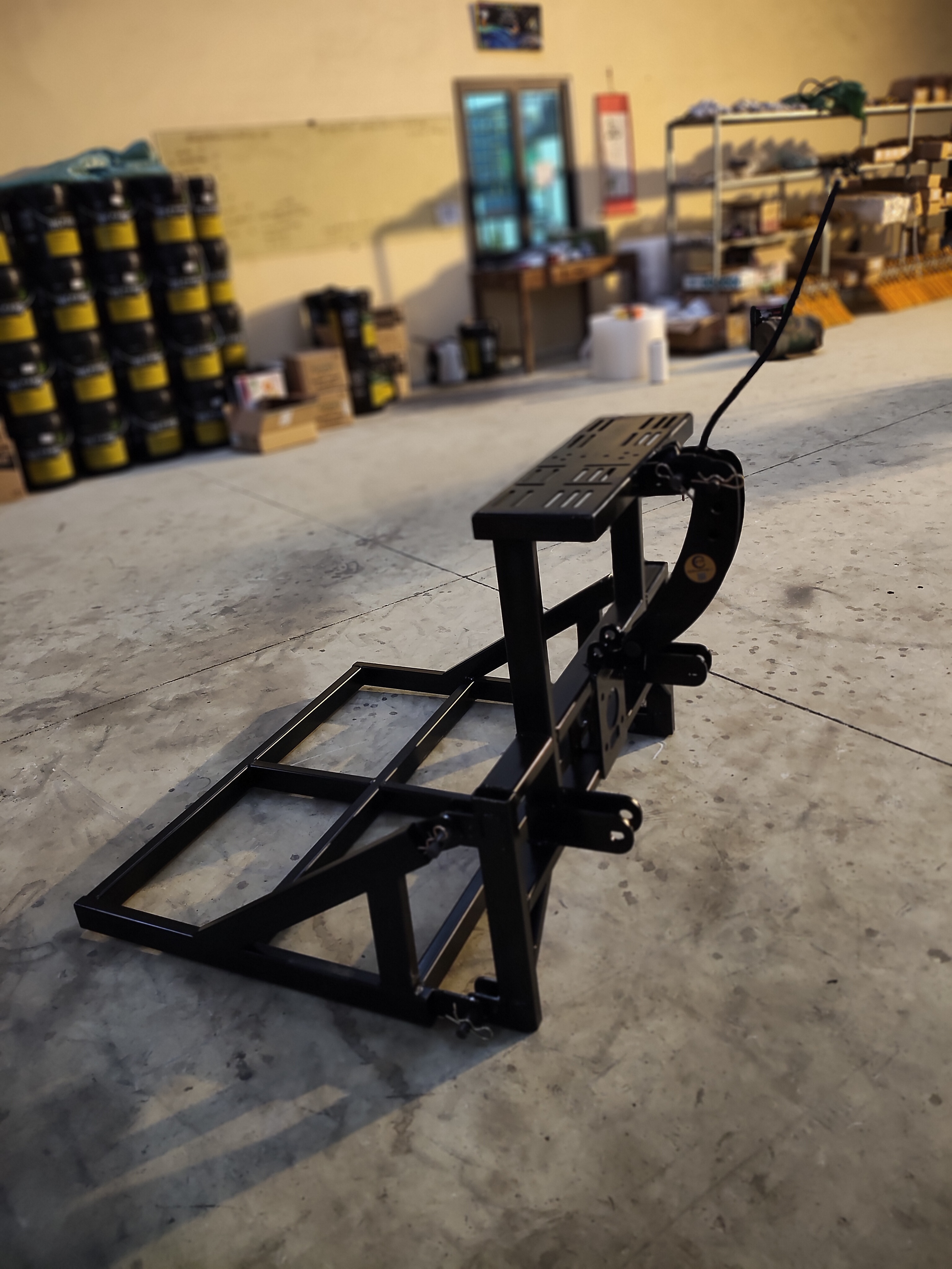 Sàn móc lật chở lúa không trục puly